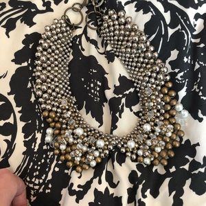 Beaded collar necklace